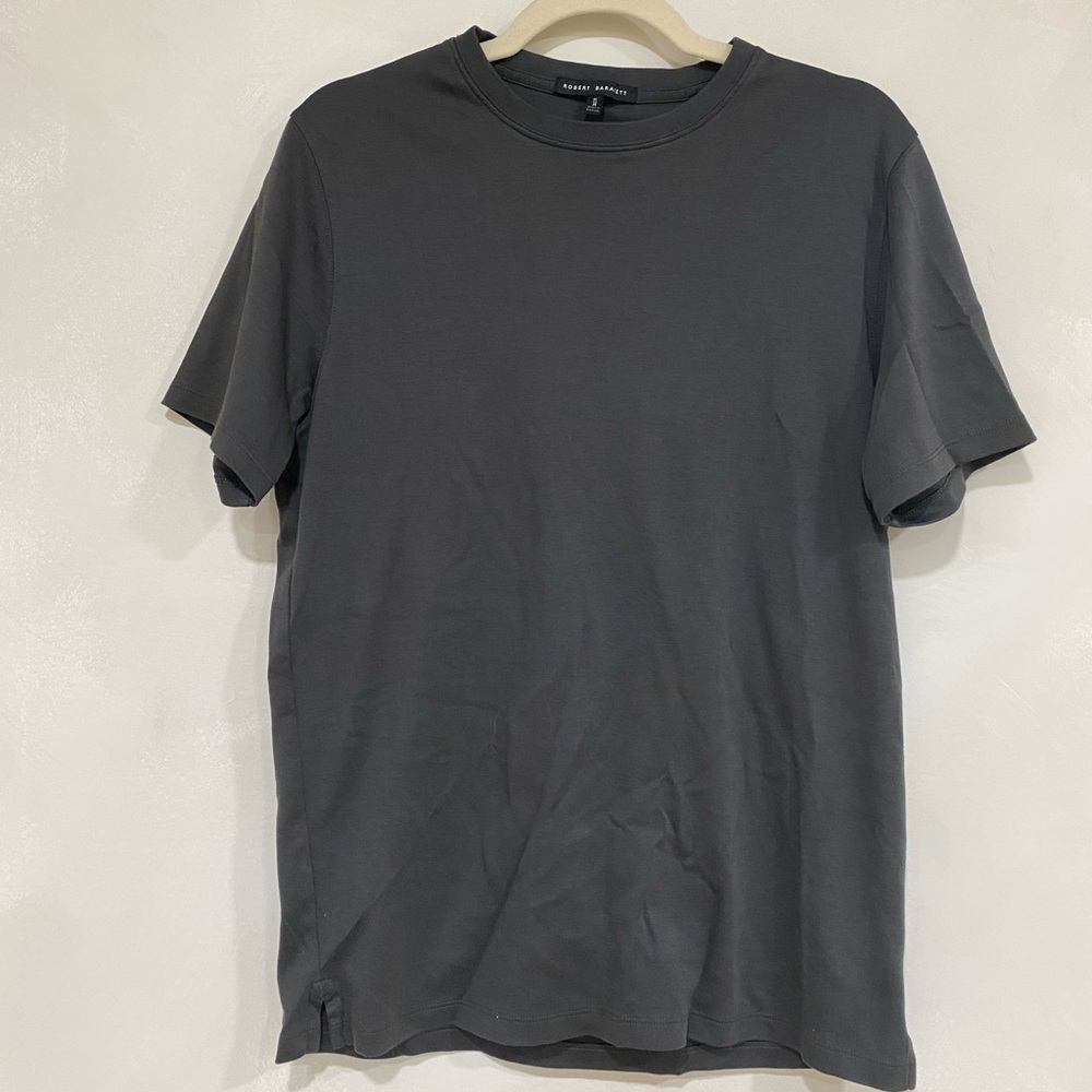 THE BARAKETT TEE Crew Neck T-Shirt Charcoal Gray Medium EUC!